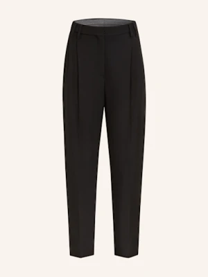 Brunello Cucinelli Spodnie Z Ozdobnymi Perełkami schwarz