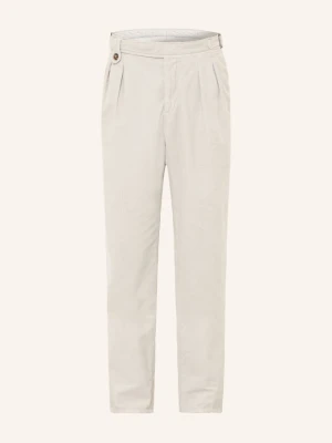 Brunello Cucinelli Spodnie Z Sztruksu O Kroju Extra Slim Fit beige