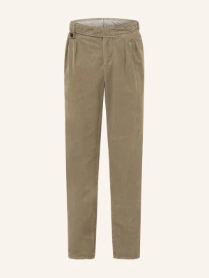 Brunello Cucinelli Spodnie Z Sztruksu O Kroju Extra Slim Fit gruen KHAKI