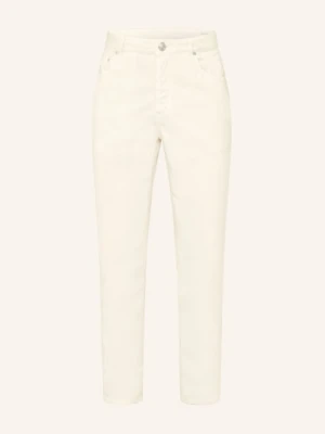 Brunello Cucinelli Spodnie Z Sztruksu Slim Fit weiss