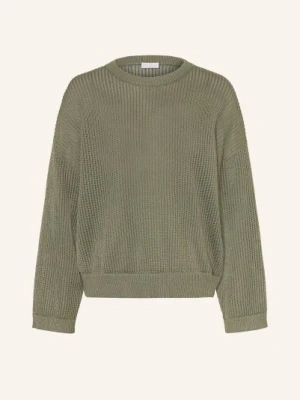 Brunello Cucinelli Sweter Z Błyszczącą Przędzą gruen