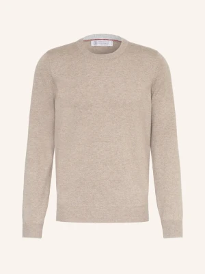Brunello Cucinelli Sweter Z Kaszmiru beige