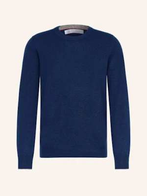 Brunello Cucinelli Sweter Z Kaszmiru blau
