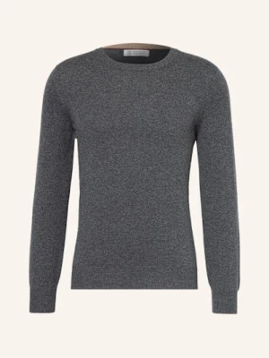 Brunello Cucinelli Sweter Z Kaszmiru grau