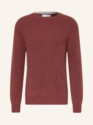 Brunello Cucinelli Sweter Z Kaszmiru rot CIEMNOCZERWONY