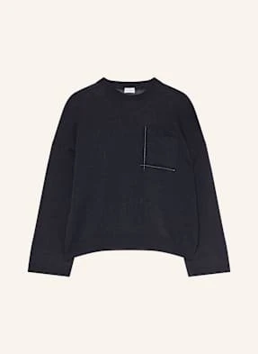 Brunello Cucinelli Sweter Z Lnu blau