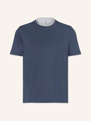 Brunello Cucinelli T-Shirt blau