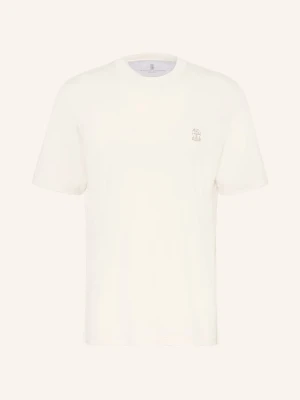 Brunello Cucinelli T-Shirt weiss ECRU
