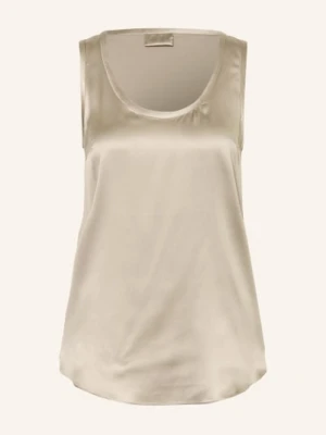 Brunello Cucinelli Top Z Jedwabiu gruen