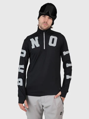 Brunotti Koszulka funkcyjna "Torino" w kolorze czarno-szarym rozmiar: S