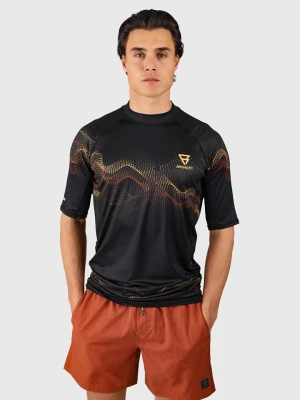 Brunotti Koszulka kąpielowa "Waveguard-AO Rashguard" w kolorze czarnym rozmiar: XXL