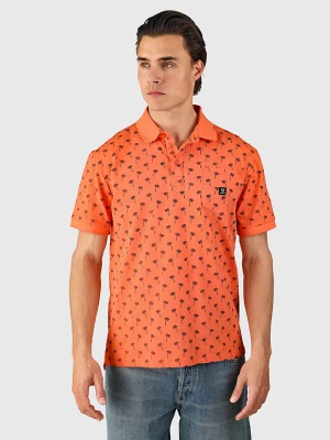 Brunotti Koszulka polo "Addax" w kolorze pomarańczowym rozmiar: 3XL