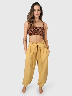 Brunotti Spodnie "Mabel" w kolorze żółtym rozmiar: L