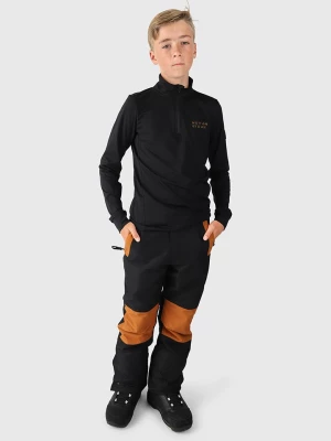 Brunotti Spodnie narciarskie "Androsy" w kolorze czarno-jasnobrązowym rozmiar: 176
