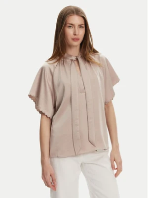 Bruuns Bazaar Bluzka Beckia Wendi BBW4439 Beżowy Regular Fit