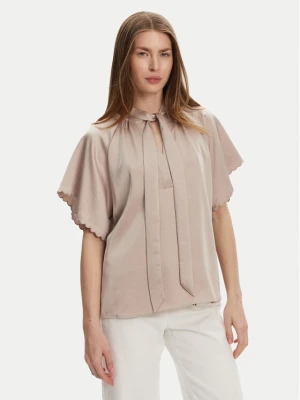 Bruuns Bazaar Bluzka Beckia Wendi BBW4439 Beżowy Regular Fit
