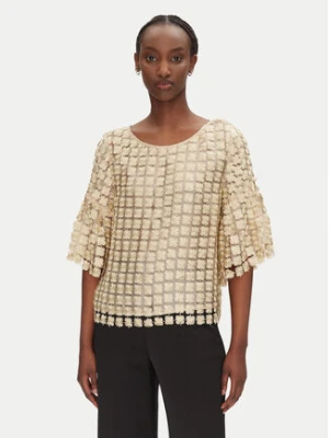 Bruuns Bazaar Bluzka Carisa BBW4529 Złoty Loose Fit
