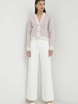 Bruuns Bazaar kardigan z domieszką wełny Nolana Hanara