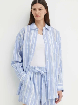 Bruuns Bazaar koszula SwiniesBBLouise shirt niebieski
