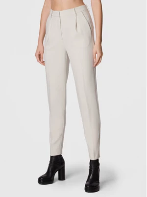 Bruuns Bazaar Spodnie materiałowe Cindysus BBW2595 Beżowy Slim Fit