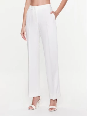 Bruuns Bazaar Spodnie materiałowe Magica BBW3292 Biały Straight Fit