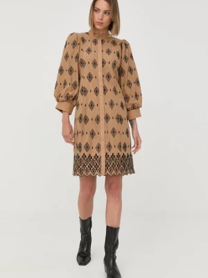 Bruuns Bazaar sukienka bawełniana