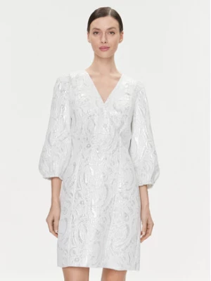 Bruuns Bazaar Sukienka koktajlowa Macluar BBW3661 Biały Regular Fit