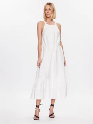 Bruuns Bazaar Sukienka letnia Cyclamen Cate BBW3297 Biały Regular Fit