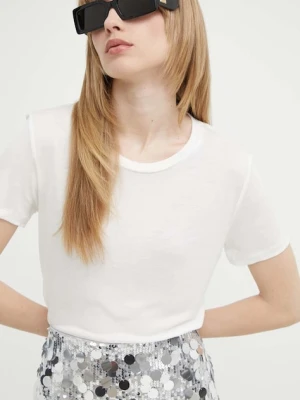 Bruuns Bazaar t-shirt KatkaBB ss T-shirt damski kolor biały BBW1072N