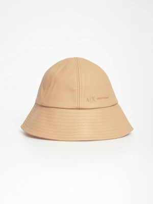 Bucket Hat damski z ekoskóry ARMANI EXCHANGE