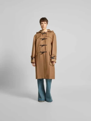 Budrysówka z kapturem Victoria Beckham Camel