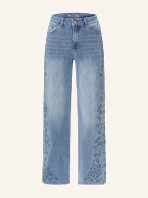 Buena Vista Dżinsy Z Szerokimi Nogawkami blau
