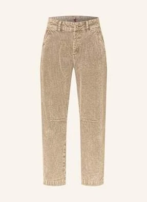 Buena Vista Jeansy Barrel Ze Sztruksu beige