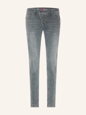 Buena Vista Jeansy Skinny Malibu Cropped grau 8970 anthracite denim