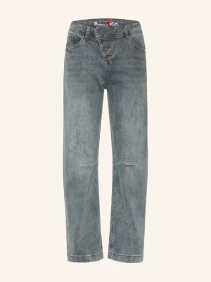 Buena Vista Jeansy Typu Barrel Relaxed Malibu grau 9183 light anthra