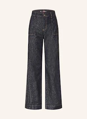 Buena Vista Jeansy Wide Leg blau