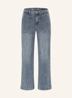 Buena Vista Jeansy Wide Leg Worker blau
