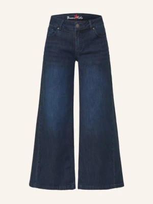 Buena Vista Krótkie Dżinsy Italy Palazzo blau