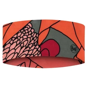 Buff CoolNet UV Wide Headband 13590544210, Unisex, Pomarańczowe, opaski na głowę, poliester, rozmiar: One size
