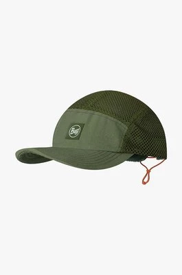 Buff czapka z daszkiem kolor zielony z aplikacją 133549