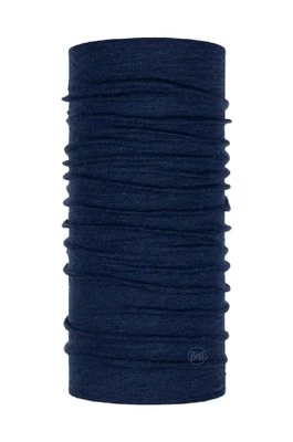 Buff komin Merino Midweight kolor granatowy gładki