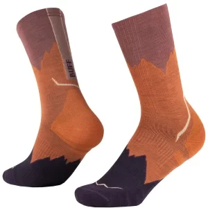 BUFF Merino Lightweight Crew Socks 137796221, Unisex, Brązowe, skarpetki, poliamid, rozmiar: 42-44