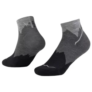 BUFF Merino Lightweight Quarter Socks 137792999, Unisex, Czarne, skarpetki, poliamid, rozmiar: 36-38