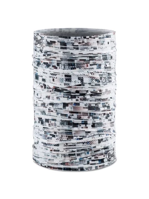 Buff Szal-koło "EcoStretch" w kolorze biało-czarnym - 53 x 23 cm rozmiar: onesize