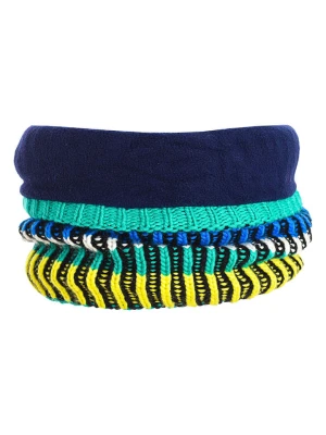 Buff Szal-koło w kolorze zielono-żółto-niebieskim - 29 x 28 cm rozmiar: onesize