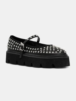 Buffalo baleriny Darya Mary Stud kolor czarny 1620035-BLK