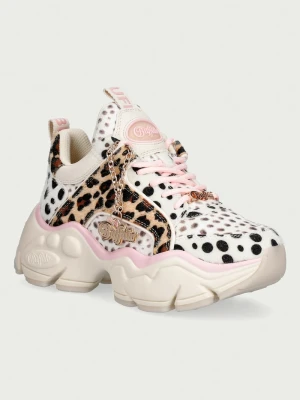 Buffalo Binary Glam sneakersy damskie beżowy