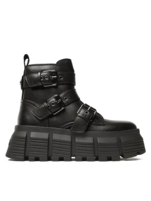 Buffalo Botki Ava Ankleboot 1224016 Czarny