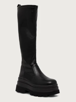 Buffalo kozaki damskie Jupiter Stretch Hi czarny