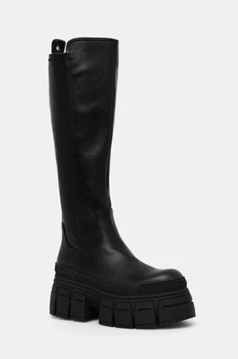 Buffalo kozaki Gospher Stretch Boot damskie kolor czarny na platformie 1622354-BLK